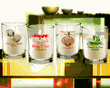 Summer Personalized Clear Candle Favors