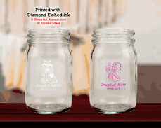 Wedding 4 oz. Mini Mason Jars 