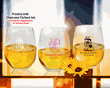 Wedding Personalized 9 oz. Stemless Wine Glasses