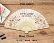 Personalized Wedding Silk Fans
