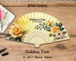 Personalized Wedding Silk Fans