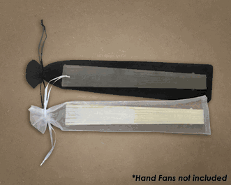 Organza Bags for Hand Fans and Chopsticks Favors (Set of 10)