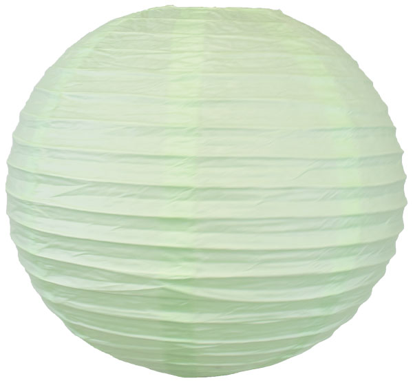 24" Sage Green Paper Lantern