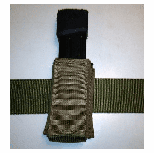 4th Gen. Open High Cap Pistol Mag Single Pouch/Clip on Belt Attachment