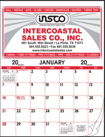 12-Sheet Memo Style Company Logo Calendar