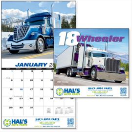 Big Rig Truck Advertising Logo Calendar