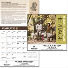 African American Historical Custom Logo Calendar