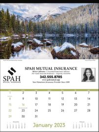 Custom Landscape Logo Calendars