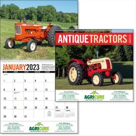 Antique Farm Tractor Advertising Logo Calendars