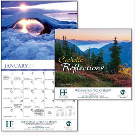 Catholic Spiritual Verses Custom Logo Calendar