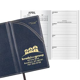 Custom Printed Logo Weekly Planner Keeps Appointments, Addresses