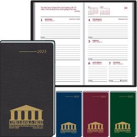 Famous Quotes, Ruled Format Deluxe Business Logo Weekly Planner