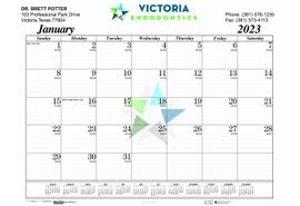 Your Business Name, Logo, Sales Message - Custom Calendar Pad