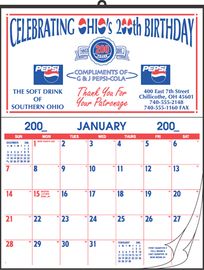 Notes/Appointments/Memo Promo Logo Half-Apron  Calendar