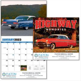 Vintage Car  Advertising Logo Calendar
