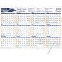 Horizontal Year-In-View w/write on surface