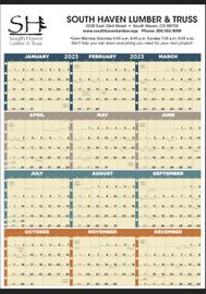 Jumbo Promo Logo Wall Calendar