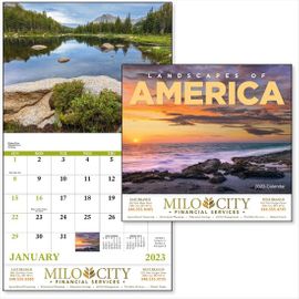 Colorful US Scenes Custom Logo Calendars
