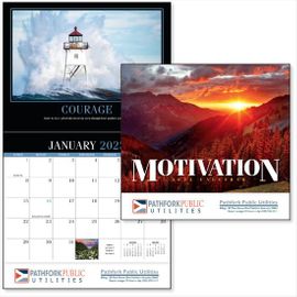 Motivational Quotations Custom Logo Calendar