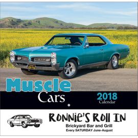 US Hot Car Promotional Logo Calendar