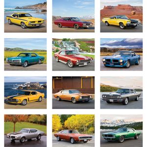 Favorite American Muscle Cars Custom Logo Calendars