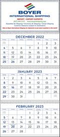 Marketing Logo 3-Month Planner Calendar