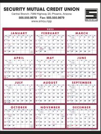 Most Popular Span-A-Year Custom Logo Calendar