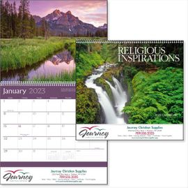 Christian King James Bible Advertising Logo Calendar