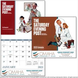Nostalgic Art Logo Calendars - Saturday Evening Post