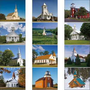 Protestant Scenic Churches Promotional Logo Calendars