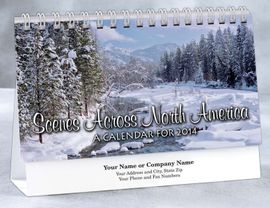 Budget Gift, Scenic Business Logo Calendar