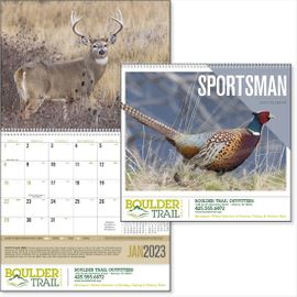 Fisherman Guide Business Logo Calendar