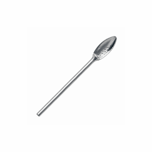 6" Carbide Rotary File - 1/2" Flame Shape