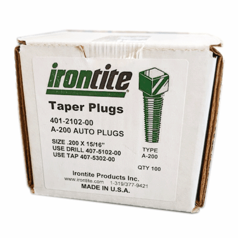 A-200 Iron Crack Repair Plugs (100/bx)