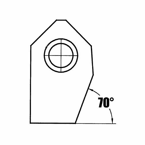 Carbide Insert 1 Angle - 70º