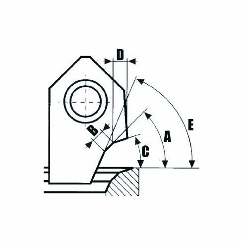 Carbide Insert 3 Angle 15-30-60