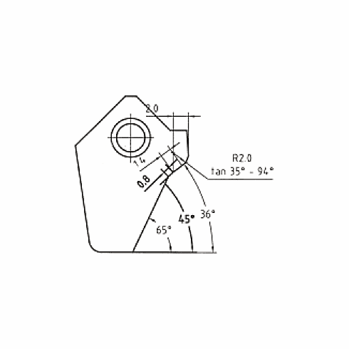 Carbide Insert 3 Angle