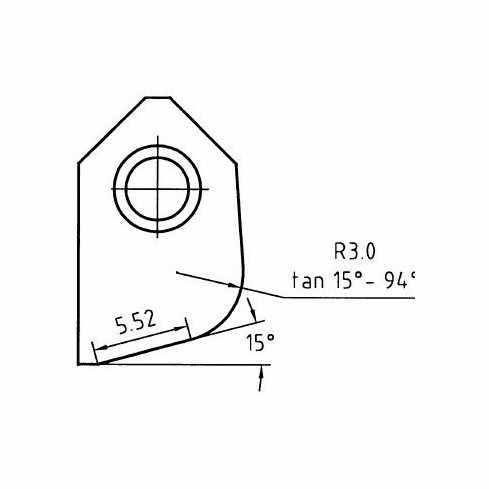 Carbide Insert 3 Angle