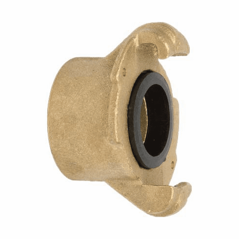 Clemco 00553 - Cplg, CF-2 (brass), for 1-1/2" thrd npl