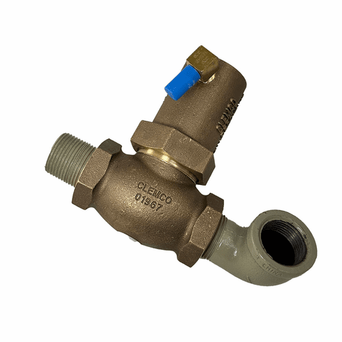Clemco 01967 - Valve, 1" outlet, piston-type