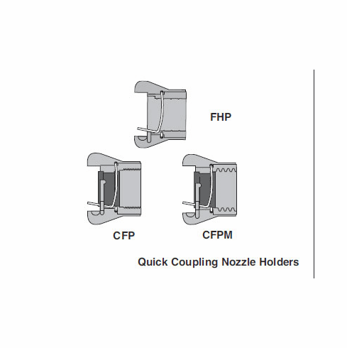 Clemco 07718 - Holder, FHP (nyl), for flgd nozzle