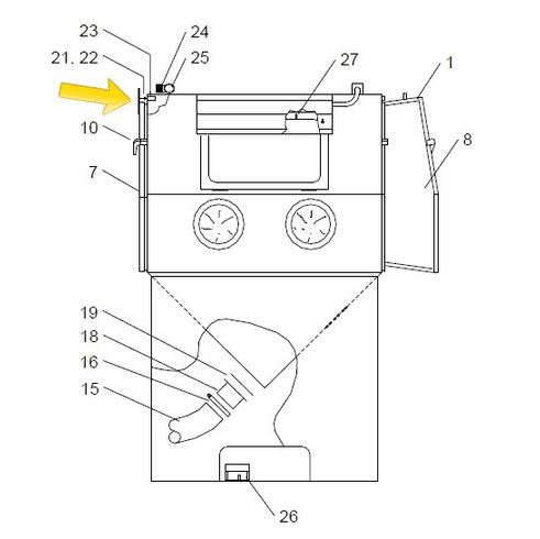 Clemco 19152 - Actuator, adj door interlock