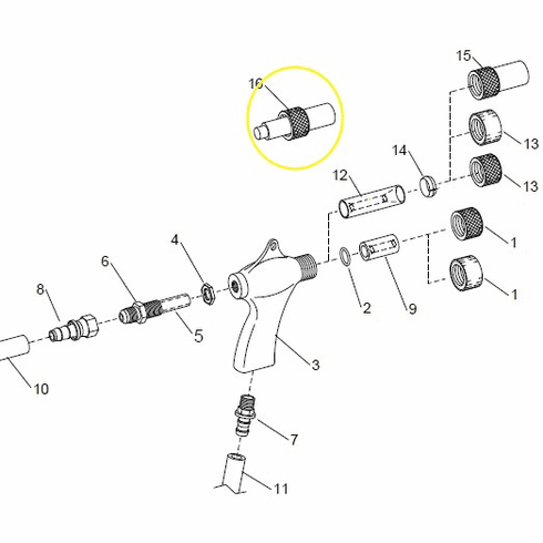 Tool, BNP gun adjusting