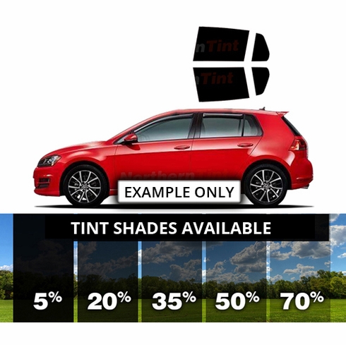 Chevy Aveo 5dr Hatchback - Rear Sides Precut Window Tint Kit