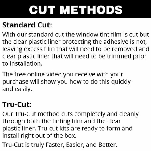 Precut Tint Kit Nano Carbon Film For Chevy Silverado 2001-2006 1500 Crew Cab Driver Passenger Windows Computer Cut To Custom Fit Silverado Windows (15% Fronts