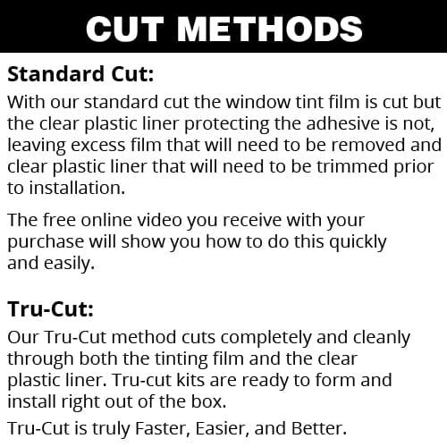 thumbnail image 2 of Precut Nano Window Tint Kit For Chevy 2500 Standard Cab 88-99 – All Windows – 5% To 70% Shades 2 of 6