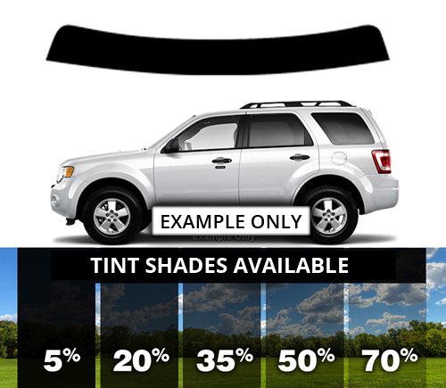 TINTGIANT Precut Carbon Window Film – Front Doors For Dodge Durango 2011-2022 – 50%, 35%, 20%, 5% Limo – Black