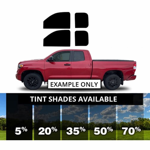 Pre-Cut Window Tint Kit For Dodge Ram Quad/Crew Cab 2002-2008 – 20% VLT Black Nano Carbon Film