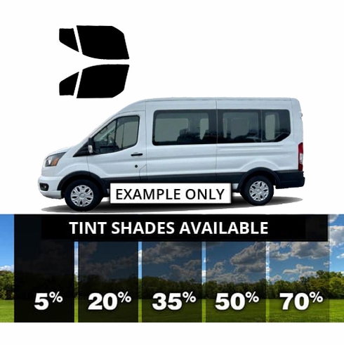Ford Transit 350 High Roof - Front Sides Precut Window Tint Kit