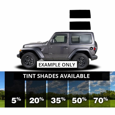 Geo Tracker 2 Door - Rear Sides Precut Window Tint Kit